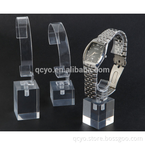 New Clear Acrylic Watch Display Stands Watch Riser Exhibition Stand